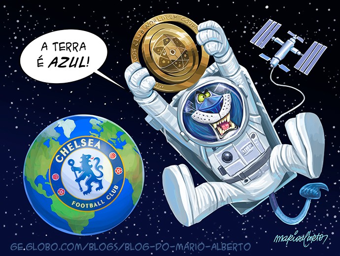 Tudo azul