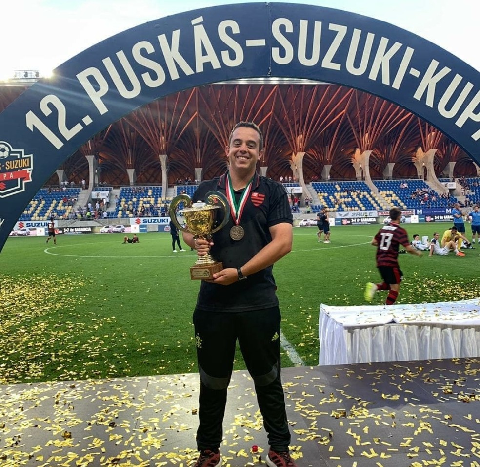 Ramon Lima, novo técnico do sub-17 do Flamengo — Foto: Reprodução