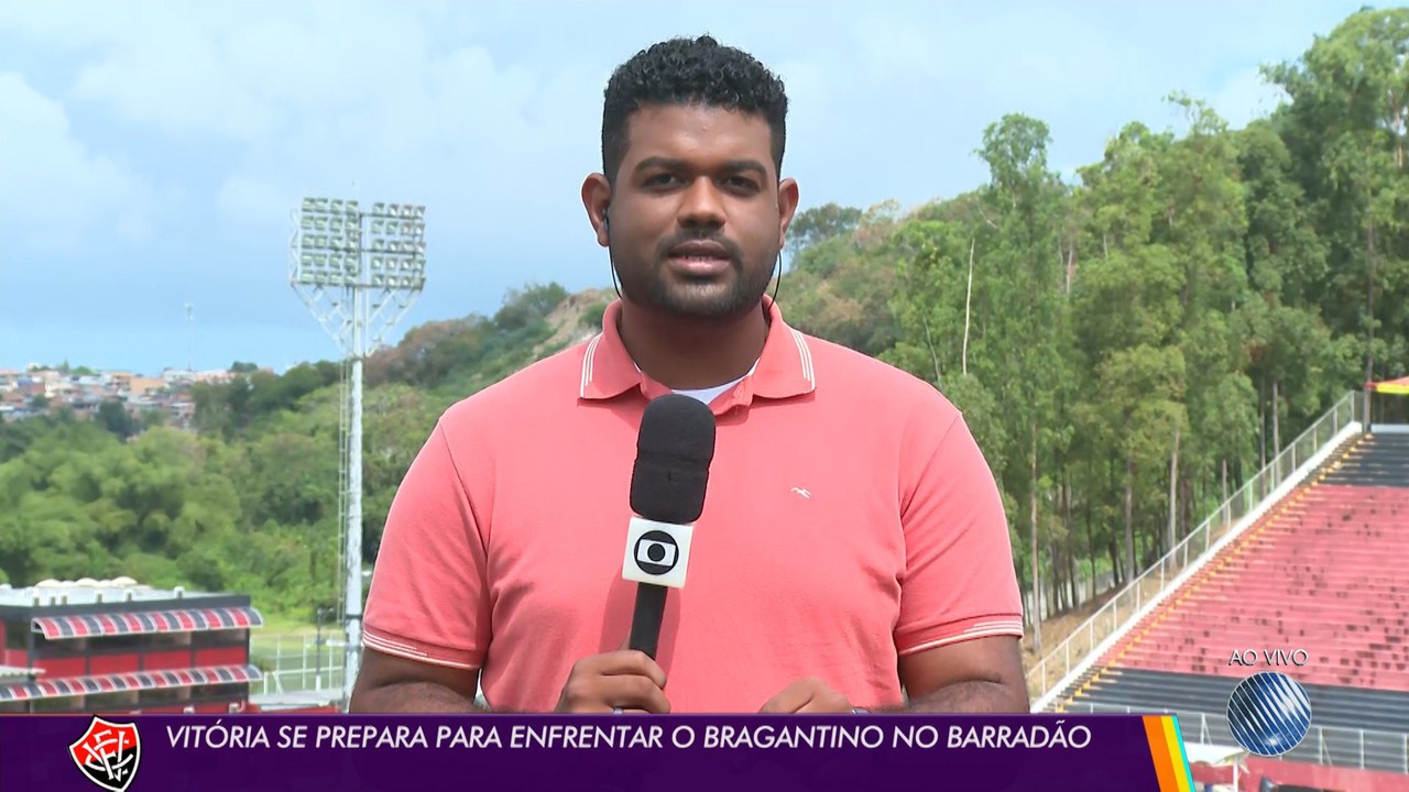 Vitória se prepara para enfrentar o Bragantino no Barradão