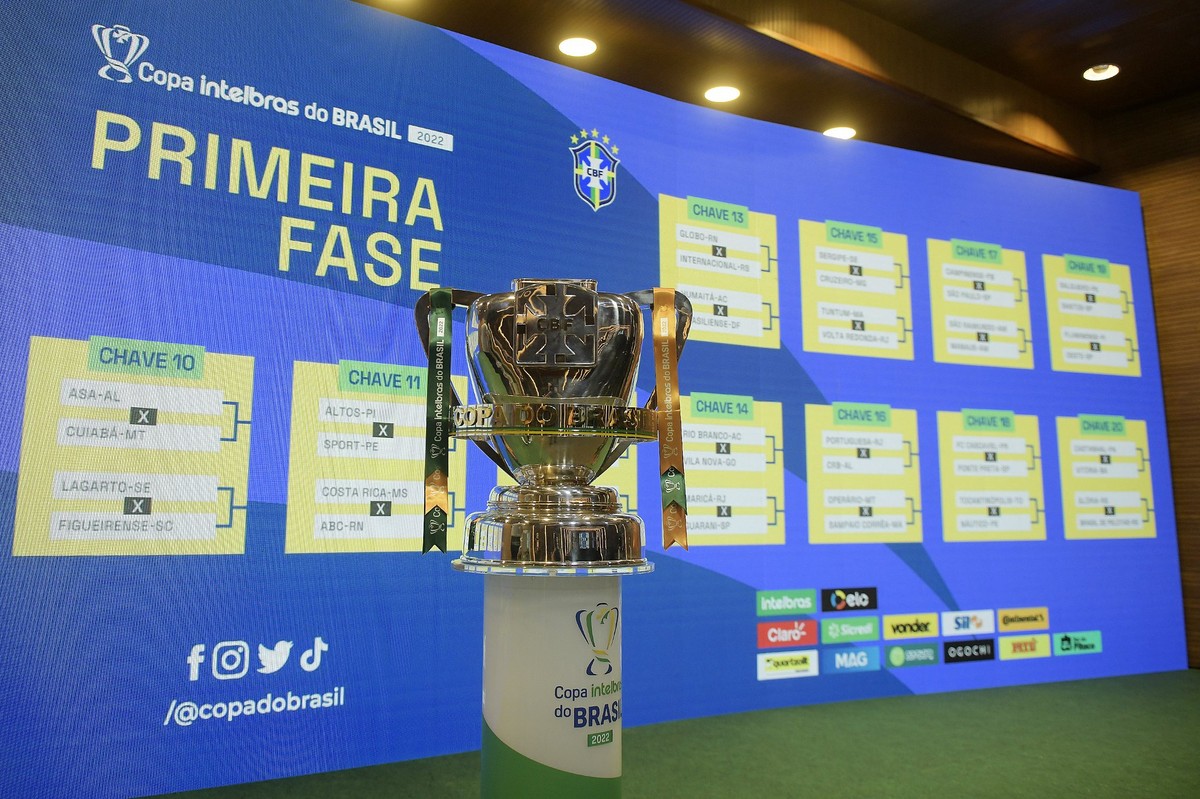 CBF define confrontos da primeira fase da Copa do Brasil; veja