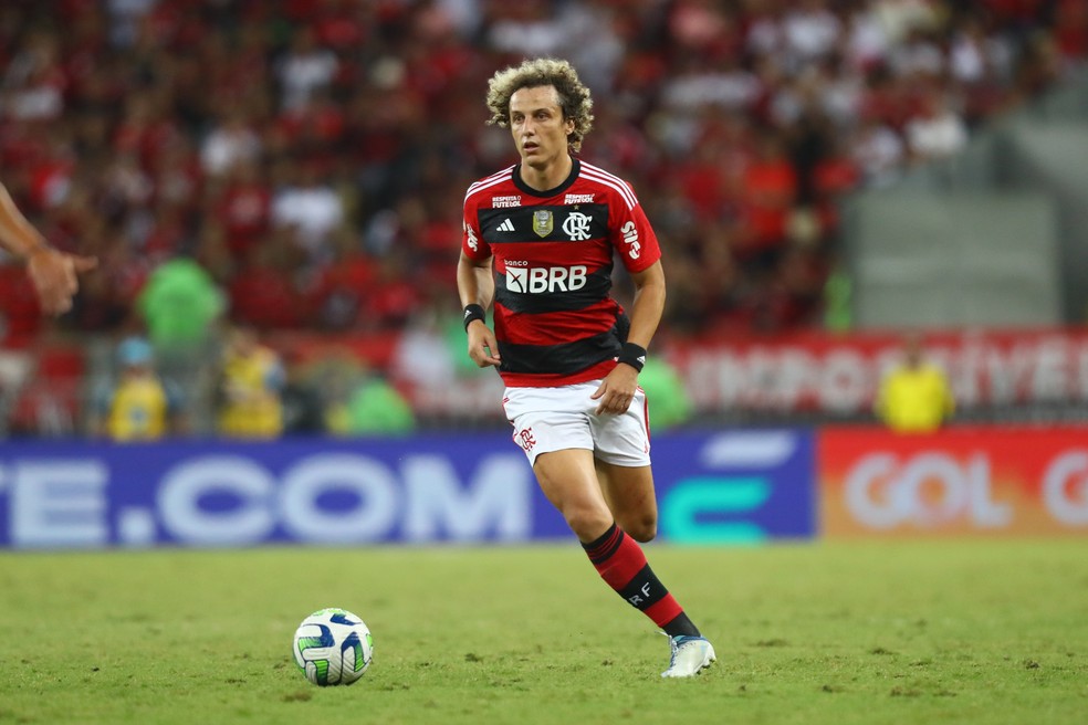 David Luiz em a��o pelo Flamengo � Foto: Gilvan de Souza / CRF