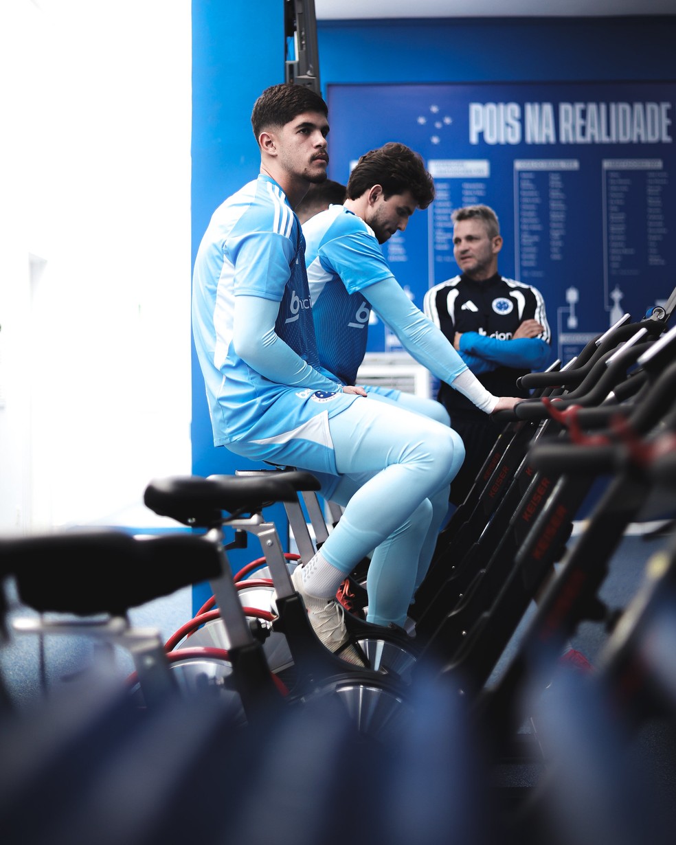 Marcelo Eráclito está integrado ao profissional desde o dia 2 — Foto: Gustavo Martins/Cruzeiro