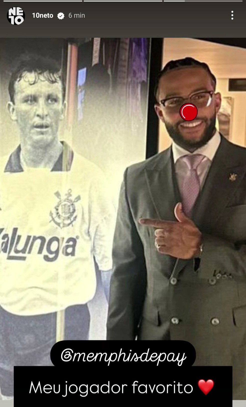 Euforia, título, treta e tatuagem nova: Memphis Depay completa um ano no Corinthians