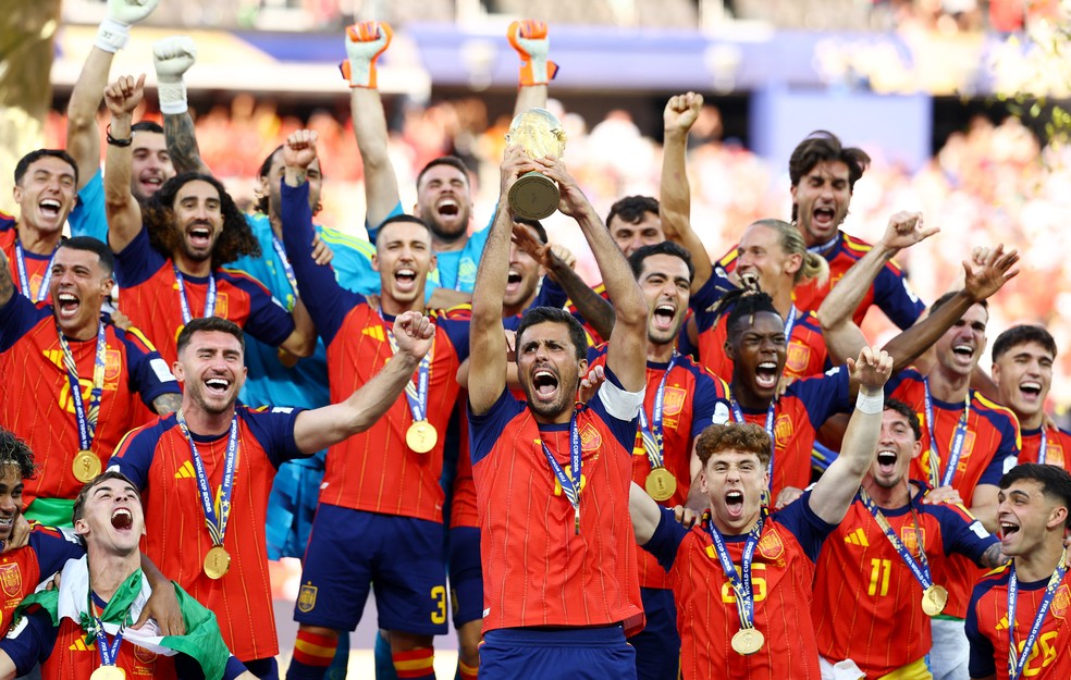 Espanha &eacute; campe&atilde; mundial &mdash; Foto: Reuters