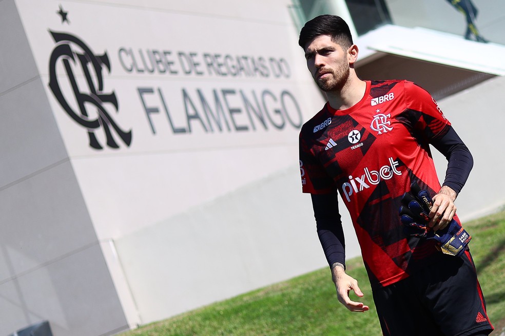 Rossi em treino no Flamengo — Foto: Gilvan de Souza / CRF