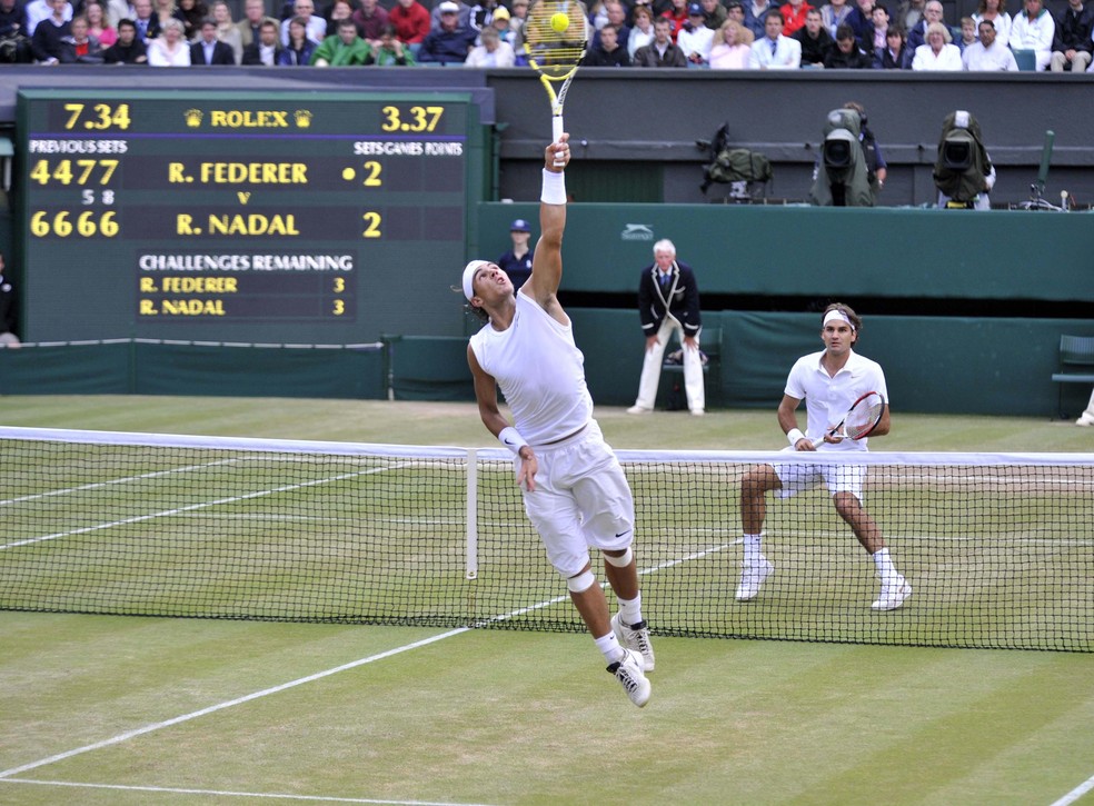Federer e Nadal protagonizaram melhor partida de todos os tempos no  último confronto em Wimbledon · Revista TÊNIS
