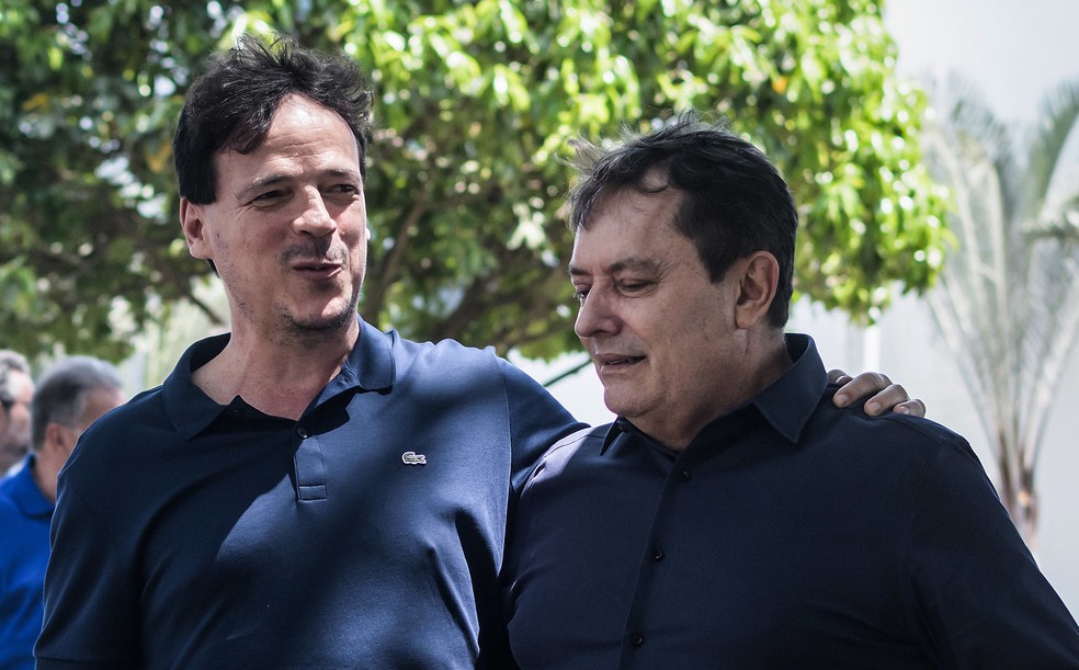 Fernando Diniz e Pedro Lourenço no Cruzeiro — Foto: Gustavo Aleixo/ Cruzeiro