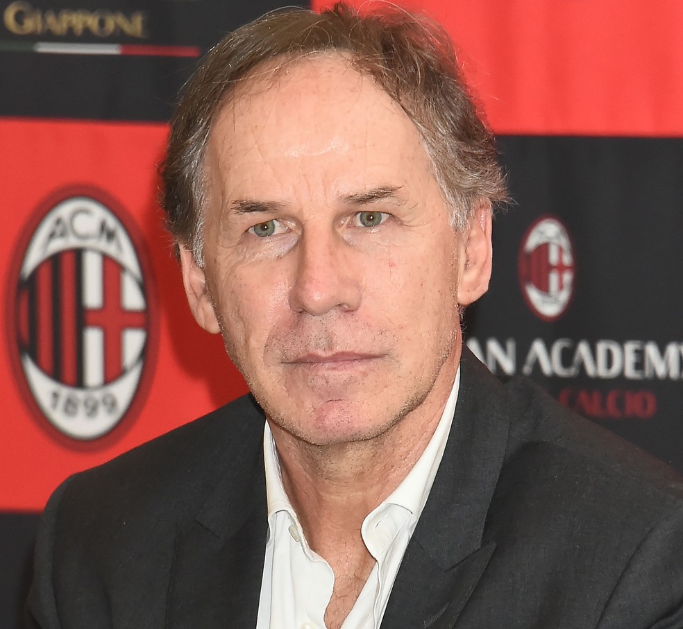 Franco Baresi vice-presidente de honra do Milan — Foto: Getty Images
