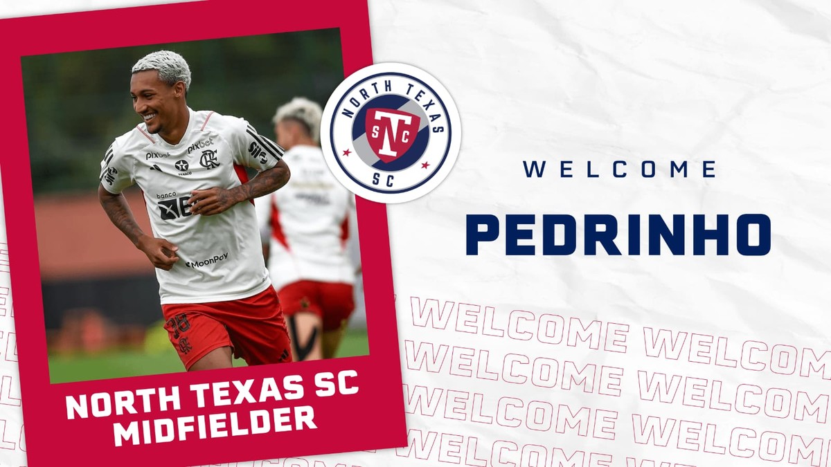 Filho de Beto, Pedrinho deixa o Flamengo e acerta com o North Texas, dos Estados Unidos