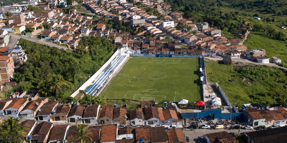 Estádio Municipal de Massaranduba será a casa do São Paulo Crystal na Segundona — Foto: Divulgação / Prefeitura de Massaranduba
