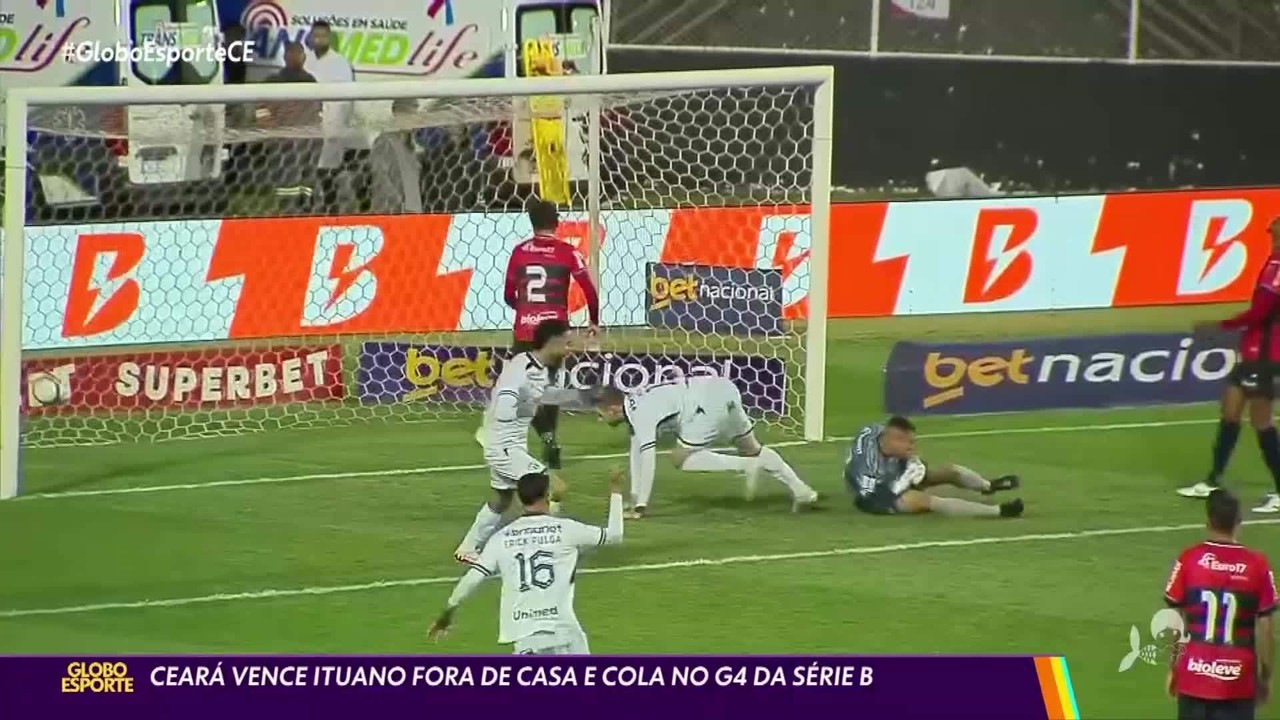 Ceará vence Ituano fora na Série B