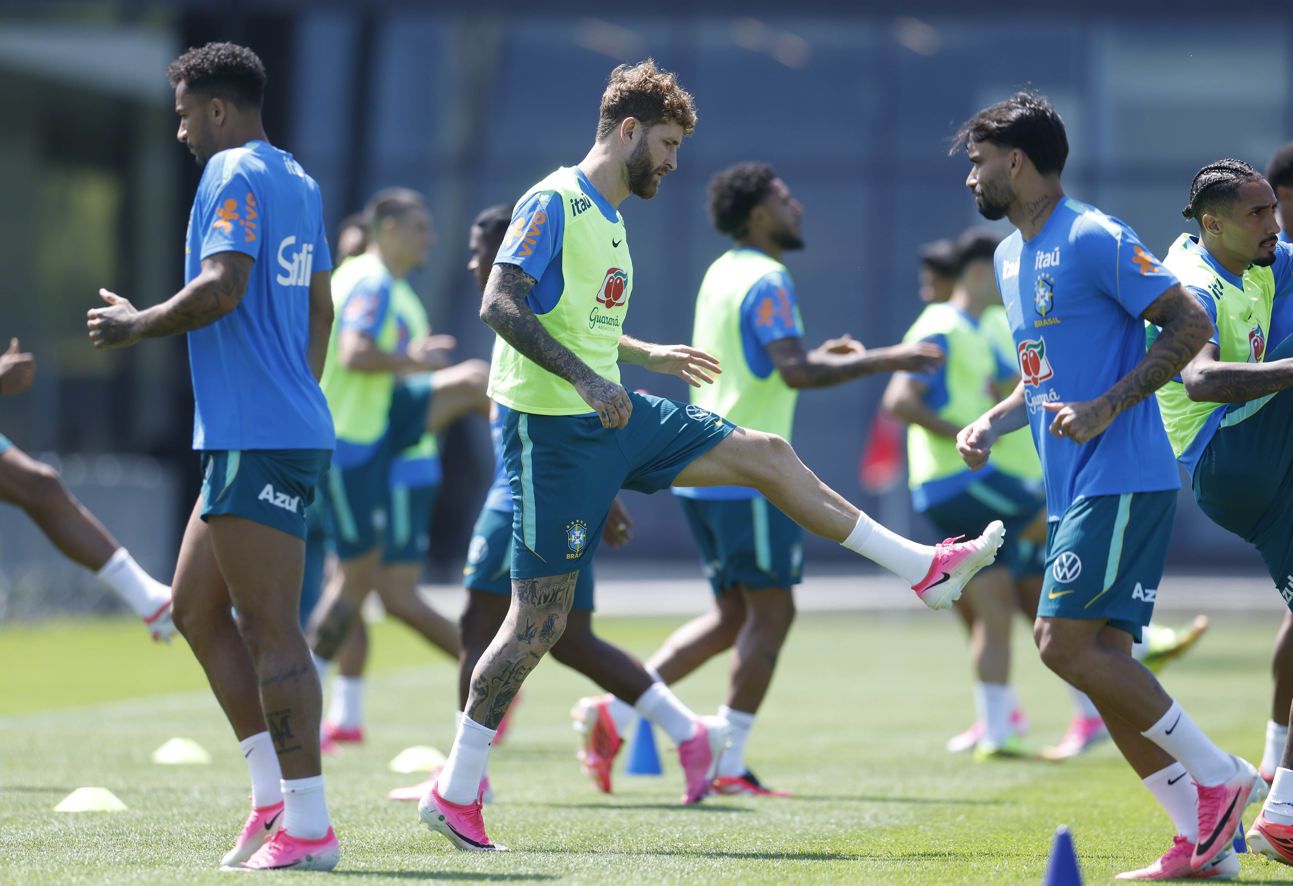 Brazil National Team Again Has Three Starters From the Same Brazilian Club at the Copa