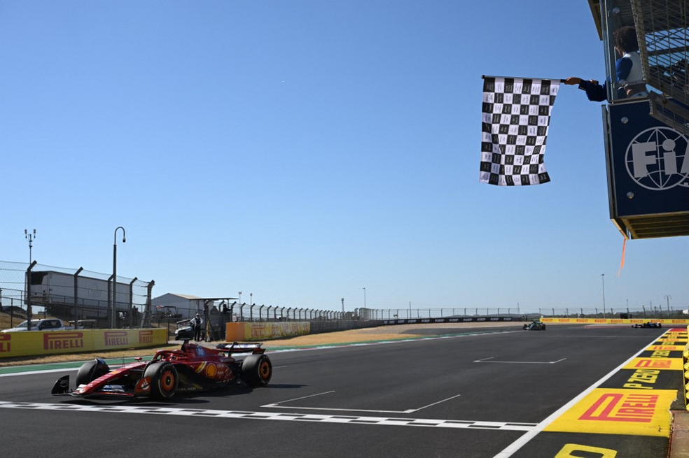 Charles Leclerc vence GP dos EUA da F1 em 2024 — Foto: Patrick T. Fallon / POOL / AFP