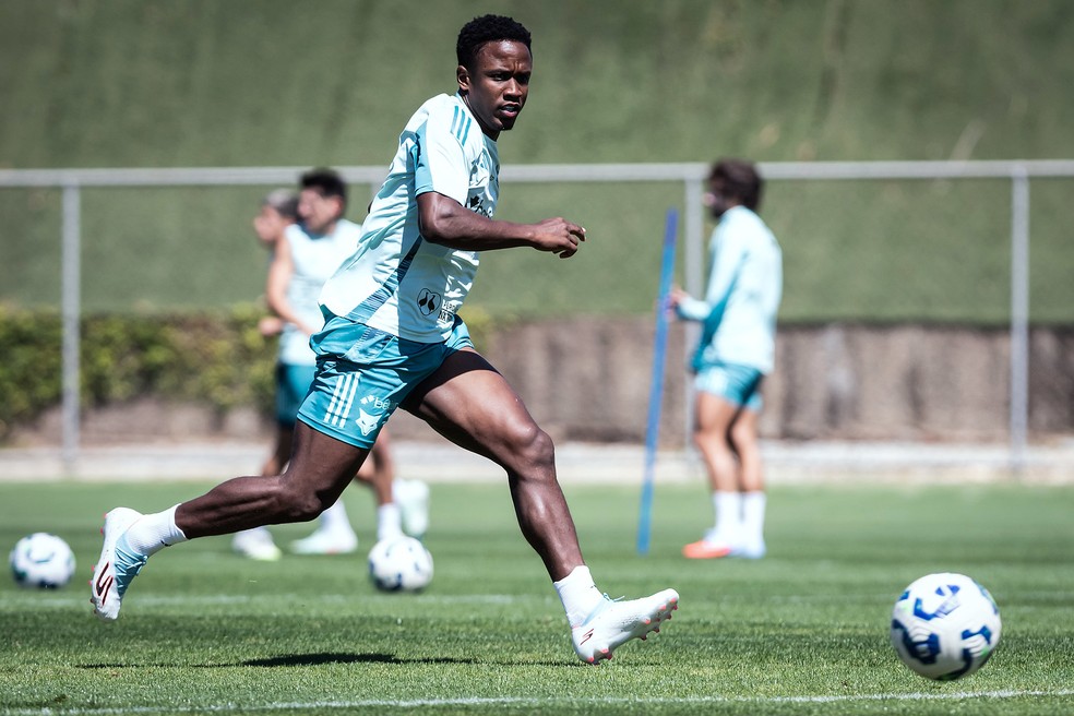 Luis Sinisterra, atacante do Cruzeiro — Foto: Gustavo Aleixo/Cruzeiro