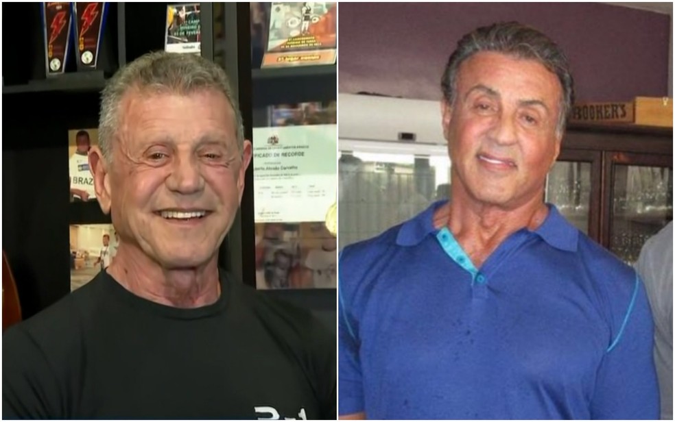 Aos 81 anos, 's&oacute;sia de Stallone' se prepara para representar o Brasil em Mundial na Pol&ocirc;nia &mdash; Foto: Reprodu&ccedil;&atilde;o EPTV
