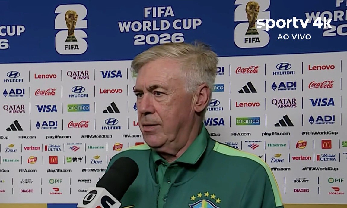 Ancelotti afirma que Brasil não tem um jogador como Paquetá e diz que já resolveu substituto