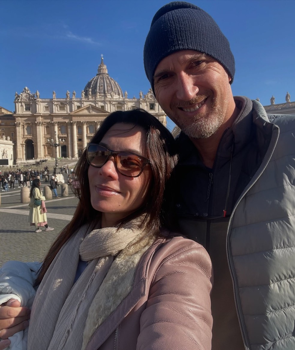 Nalbert e a atriz Amandha Lee estão juntos há quase 20 anos — Foto: Reprodução