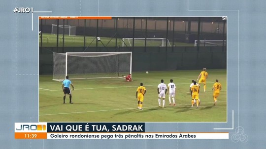 VÍDEO: Goleiro rondoniense Gabriel Sadrak defende três pênaltis contra o líder