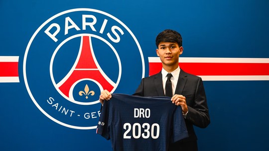 PSG anuncia Dro Fernández, espanhol de 18 anos que pagou multa para deixar o Barcelona