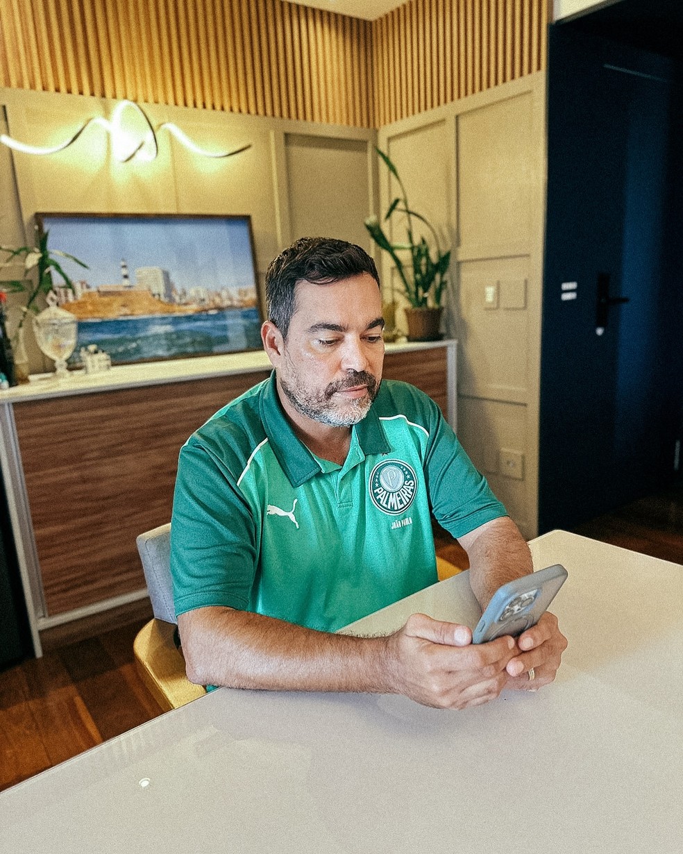 João Paulo Sampaio, diretor da base do Palmeiras — Foto: Reprodução/Palmeiras