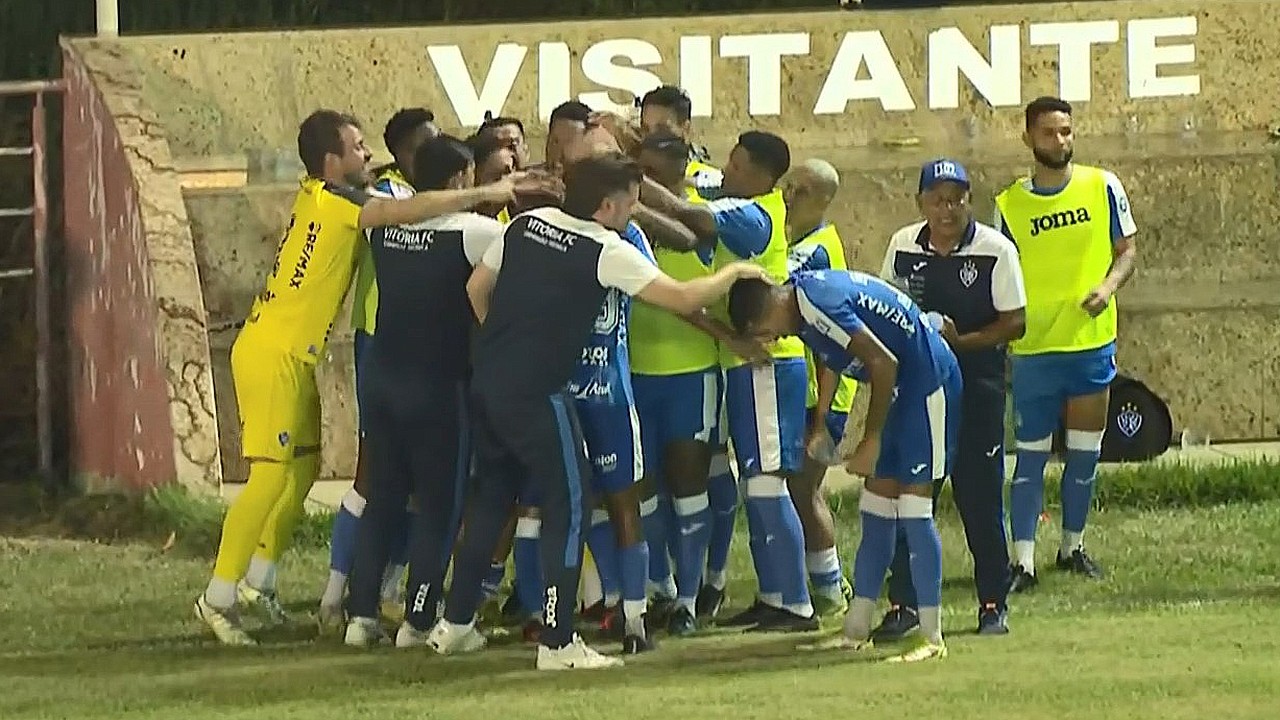 Os gols de Real Noroeste 2 x 4 Vitória-ES, pelo Campeonato Capixaba 2024