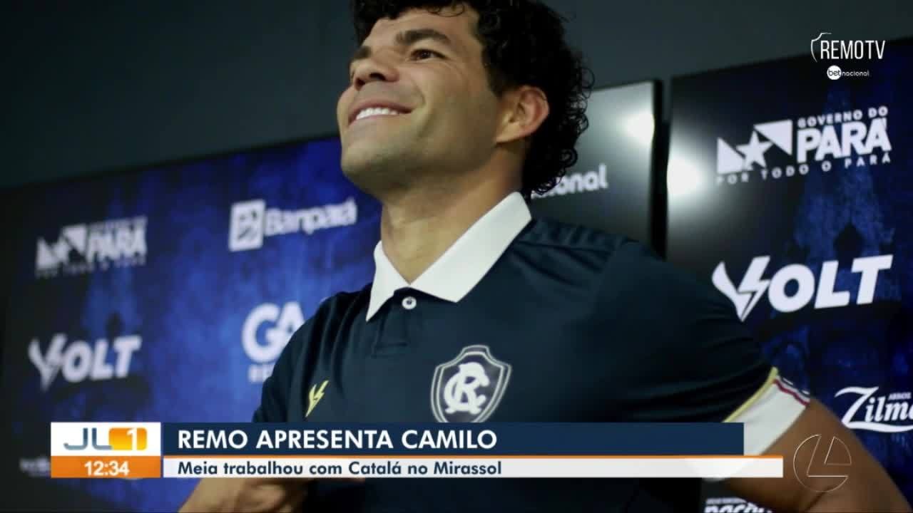 Camilo é apresentado no Clube do Remo e fala sobre objetivos no clube