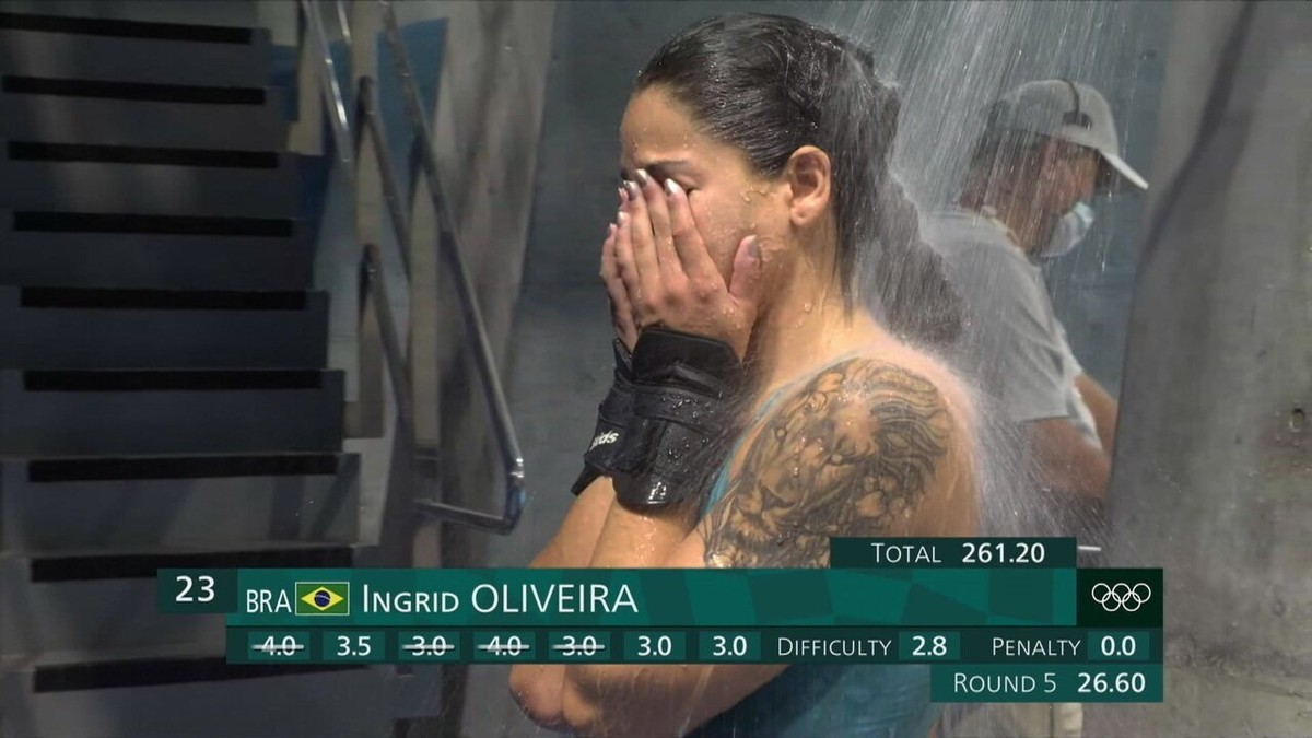 Ingrid Oliveira erra salto, fica fora da semifinal e se despede