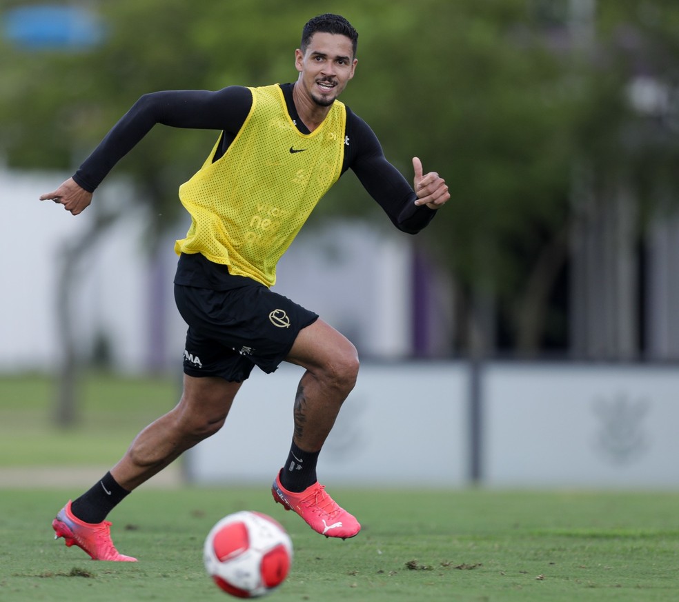 Lucas Veríssimo deixou o Corinthians na véspera da estreia do clube no Paulistão — Foto: Rodrigo Coca/Ag. Corinthians