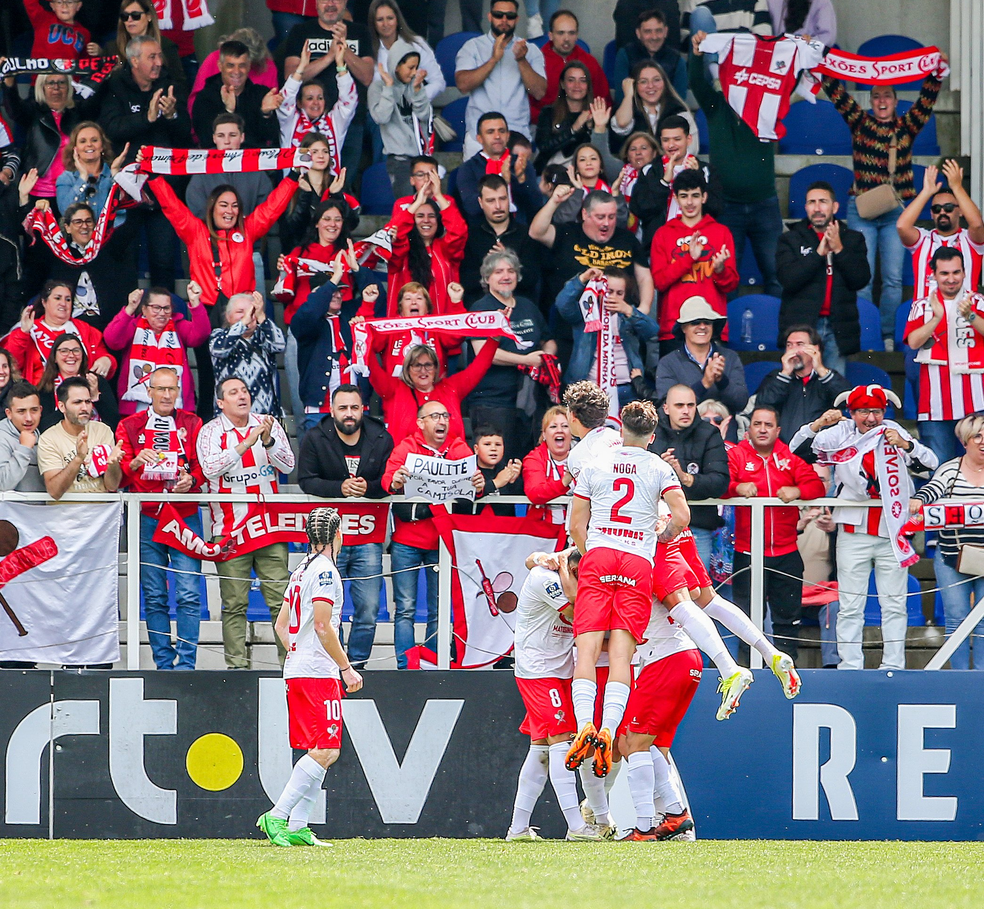 Jogo do Leixões no Estádio do Mar na temporada 2023/24