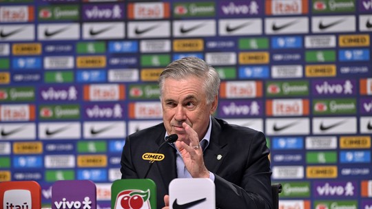 Ancelotti explica convocação da Seleção para amistosos: "Não é uma lista definitiva"