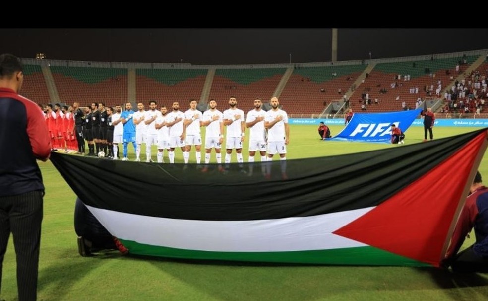 Seleo da Palestina tem sofrido com o conflito na Faixa de Gaza; Eliminatrias da sia vo comear  Foto: Divulgao / PFA
