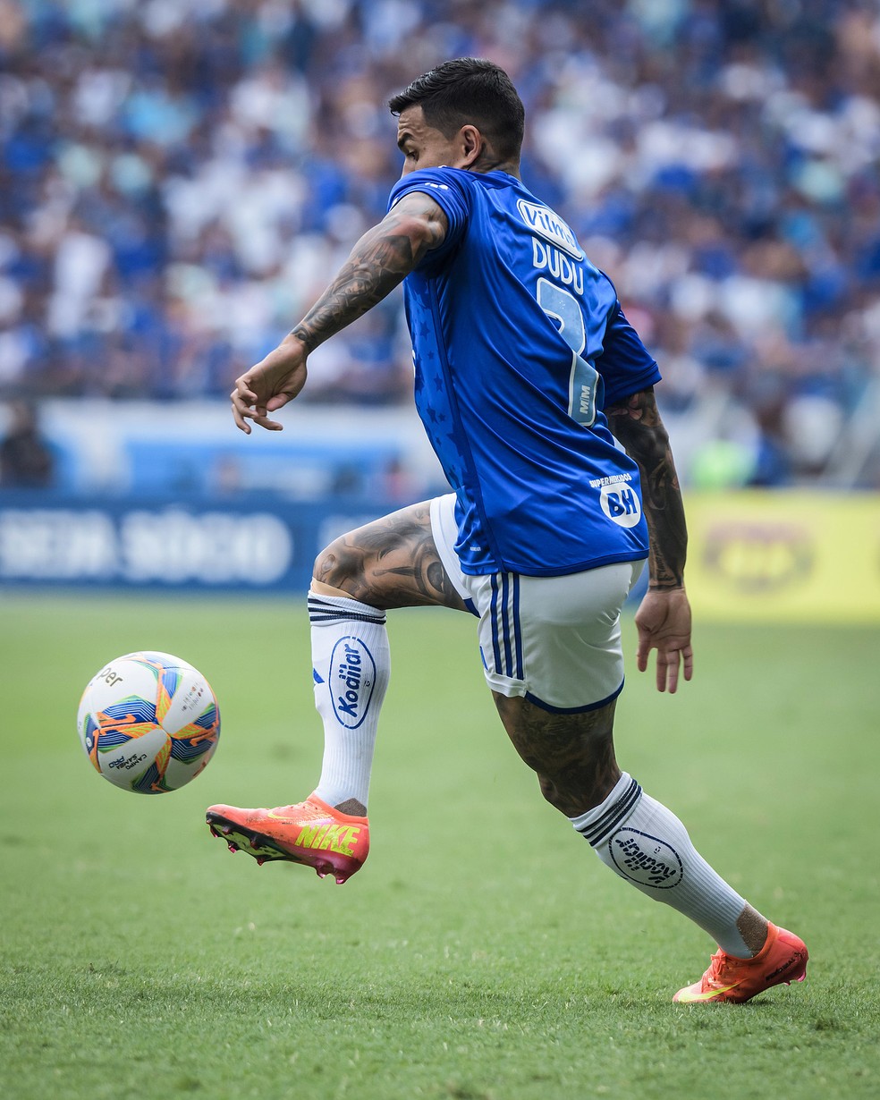 Dudu; Cruzeiro x Atlético-MG — Foto: Gustavo Aleixo/Cruzeiro
