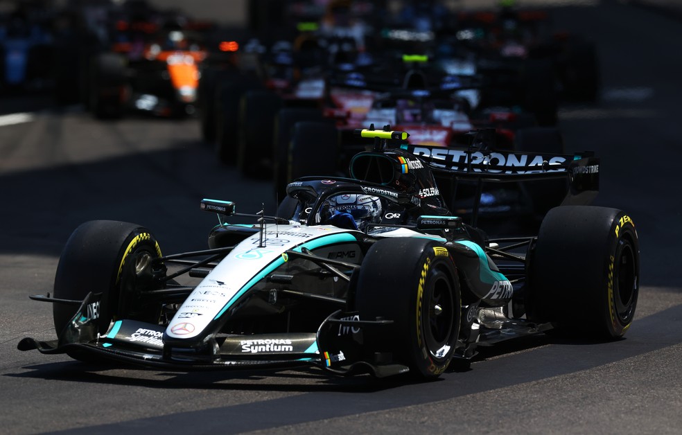 Kimi Antonelli no GP de Mônaco de F1 2026 — Foto: Dom Gibbons - Formula 1/Formula 1 via Getty Images