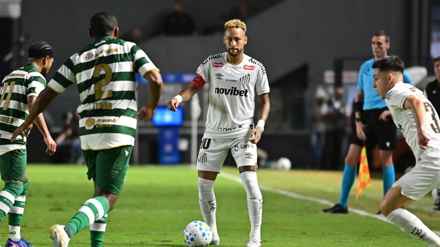 Neymar em Santos x Coritiba pela Copa do Brasil
