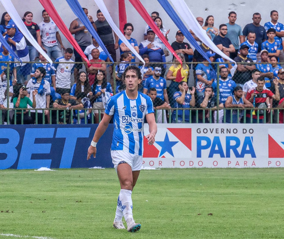 Nicolas atuou diante do Águia de Marabá com dores nos tendões — Foto: Jorge Luís Totti/Paysandu