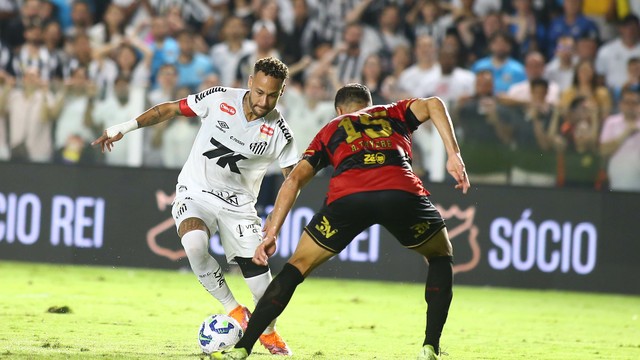 Neymar em Santos x Sport