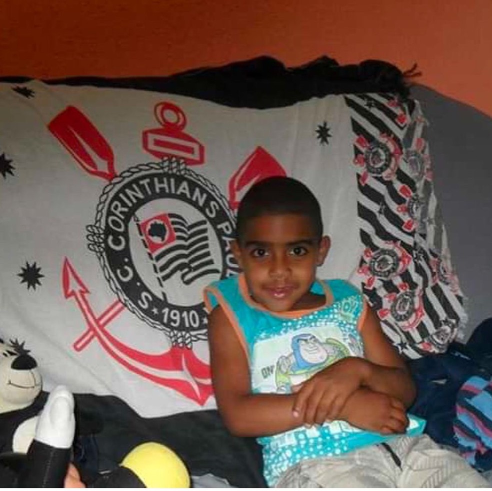 Camisa 9 do Corinthians na Copinha, Gui Negão é torcedor do clube desde a infância — Foto: Arquivo pessoal