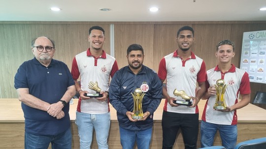 Vice-campeão, América-RN leva todos os prêmios individuais do Campeonato Potiguar Sub-20