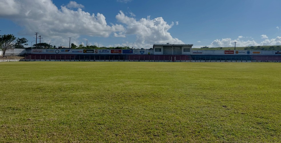 Estádio "O Rodrigão", em Umbuzeiro — Foto: Divulgação / Prefeitura de Umbuzeiro