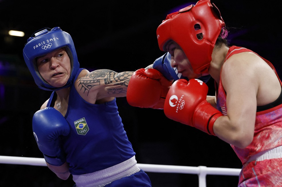 Bia Ferreira estreia no Boxe nas Olimpiadas — Foto: Reuters