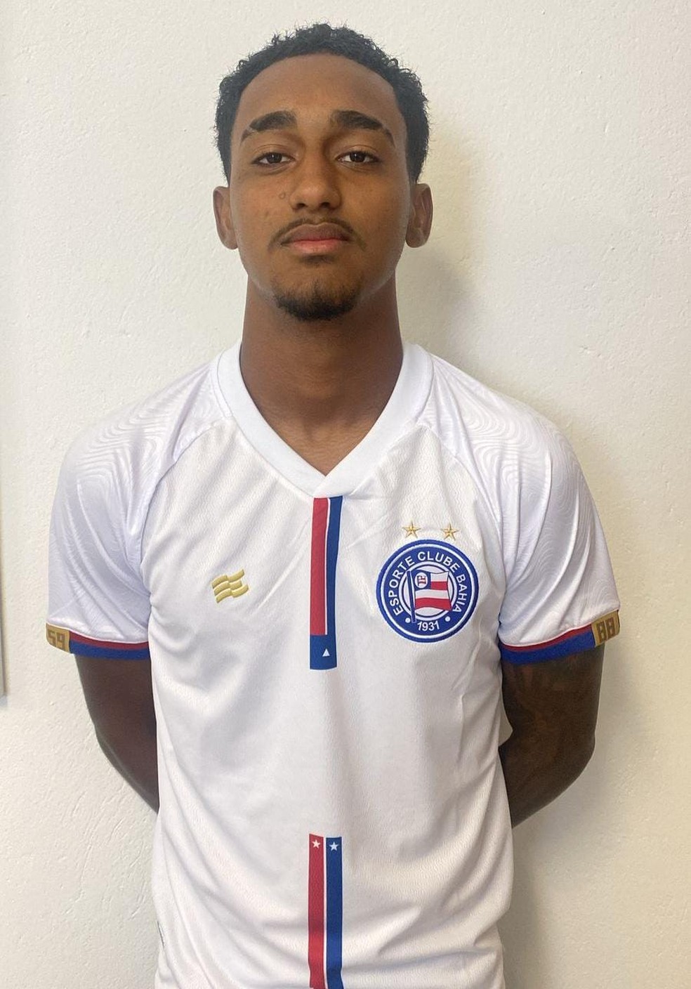 Lucyan com a camisa do Bahia — Foto: Arquivo Pessoal