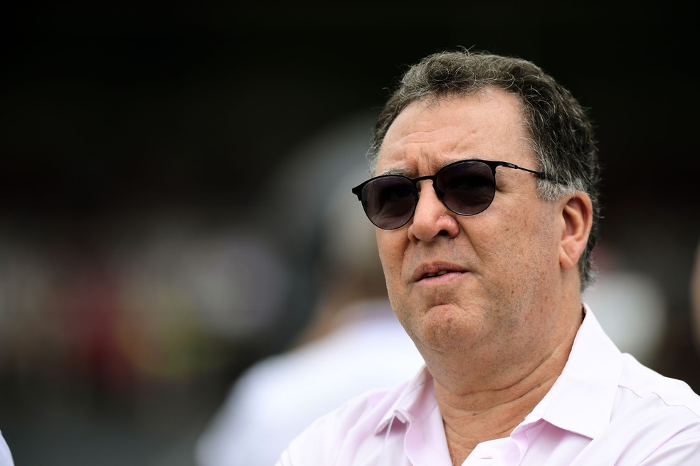 Marcelo Teixeira, presidente do Santos — Foto: Marcos Ribolli