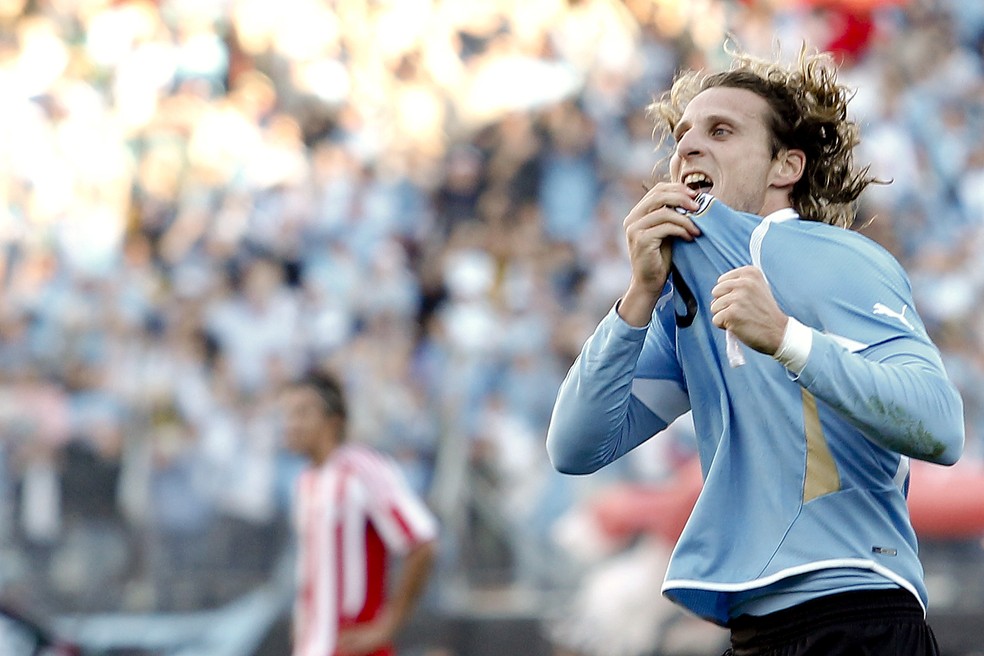 Diego Forlán fue campeón de la Copa América 2011 con Uruguay — Foto: Buda Mendes/LatinContent vía Getty Images