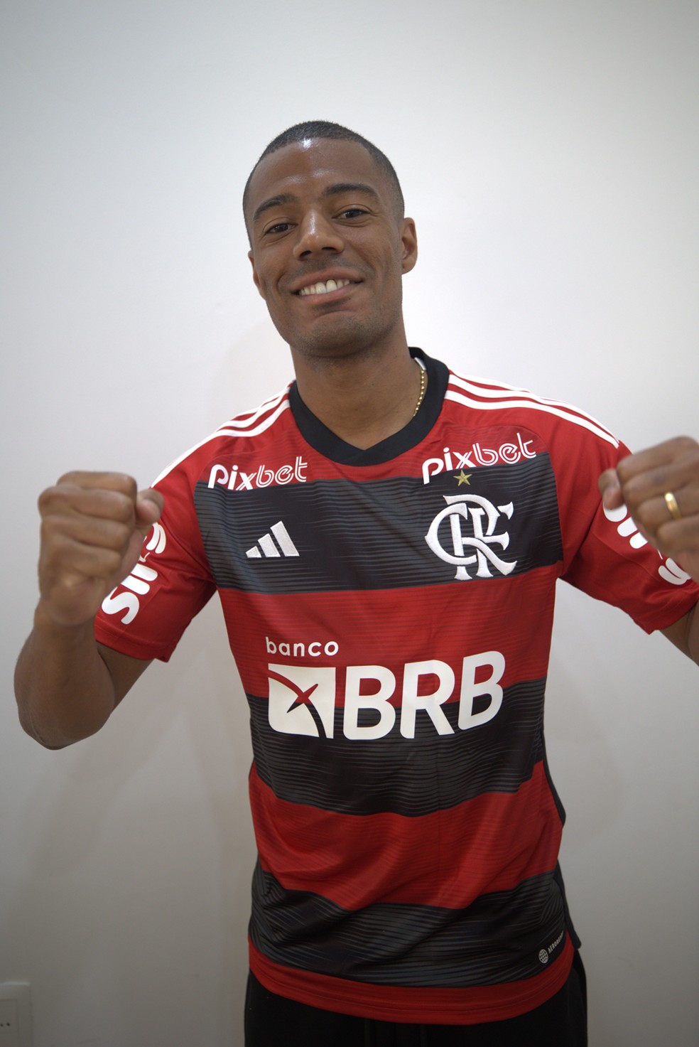 De La Cruz é o novo reforço do Flamengo — Foto: Divulgação/Flamengo