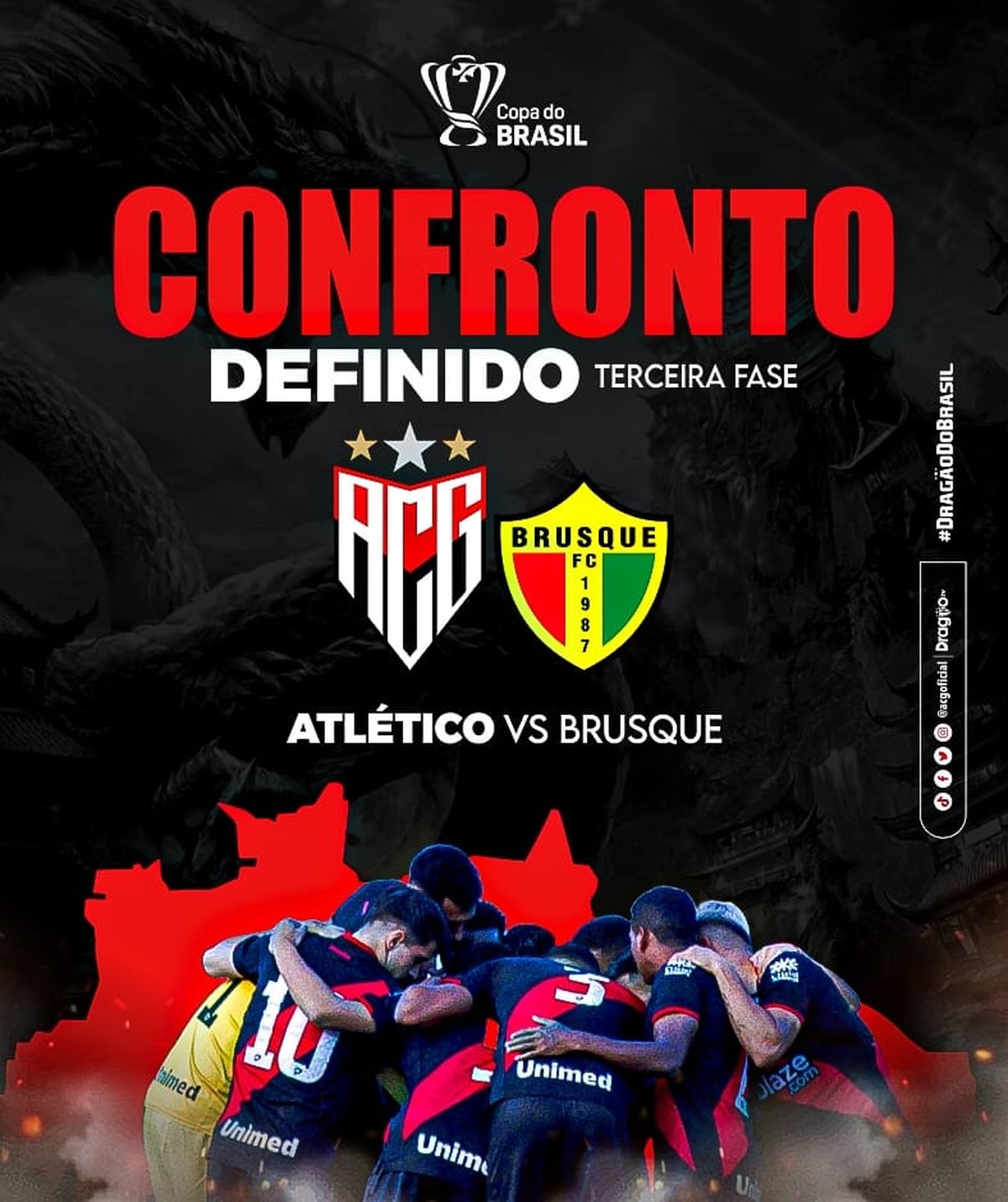 Atlético-GO enfrenta o Brusque na terceira fase da Copa do Brasil ...
