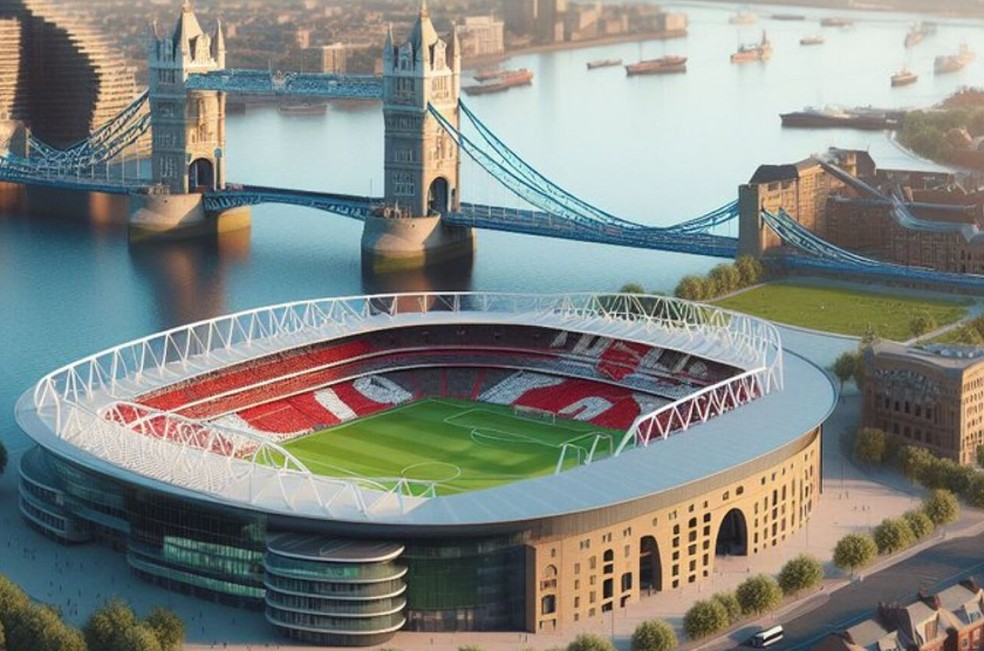 Arsenal - Tower Bridge — Foto: Reprodução