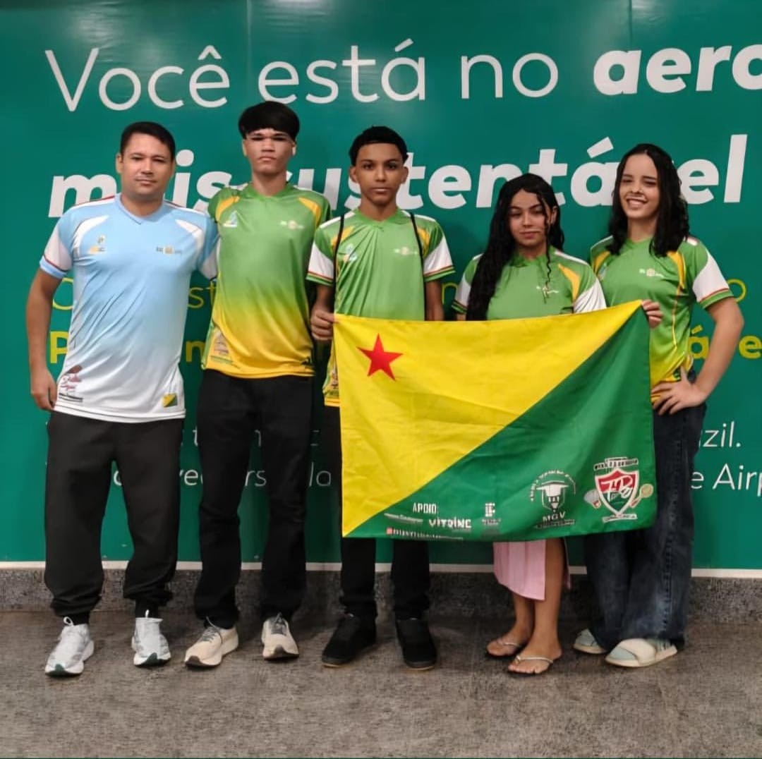 Quatro atletas do Acre viajam para disputar badminton nos Jogos da Juventude, em Foz do Iguaçu
