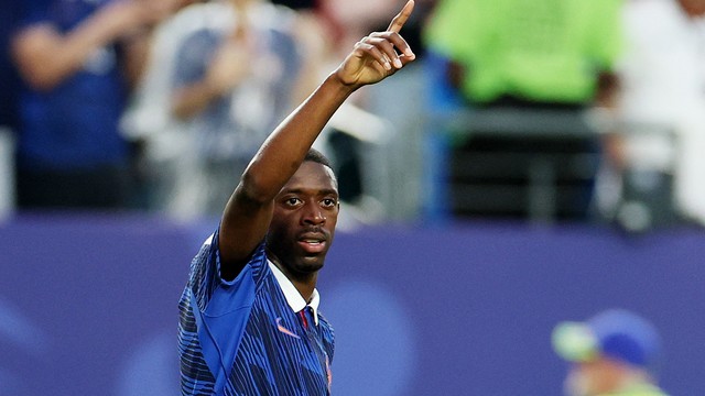 Ousmane Dembele comemora seu 1º gol na Copa 2026 em França e Iraque