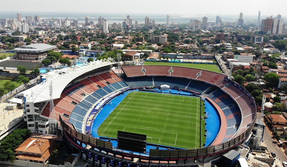 Estádio General Pablo Rojas, casa do Cerro Porteño, será o palco da final da Sul-Americana 2024 — Foto: Getty Images