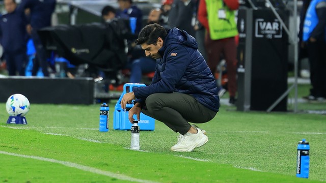 Abel Ferreira em LDU x Palmeiras